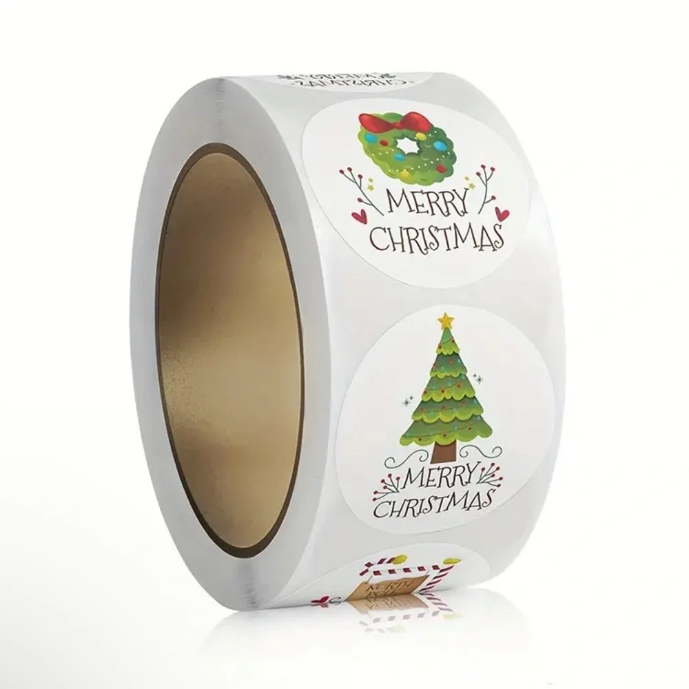 500 Christmas Holiday Stickers- Assorted